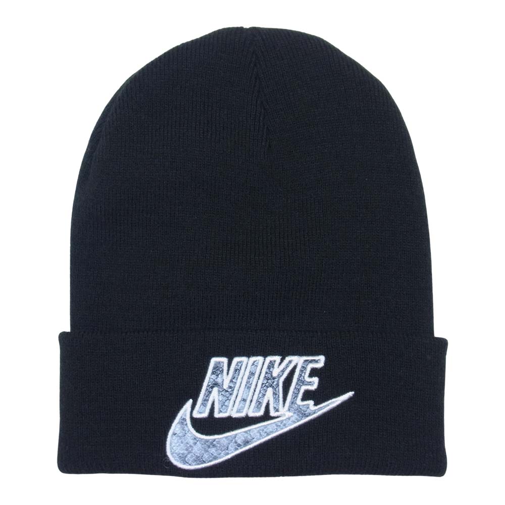 Supreme シュプリーム 21SS Nike Snakeskin Beanie ナイキ スネークスキン ビーニー ブラック系【中古】