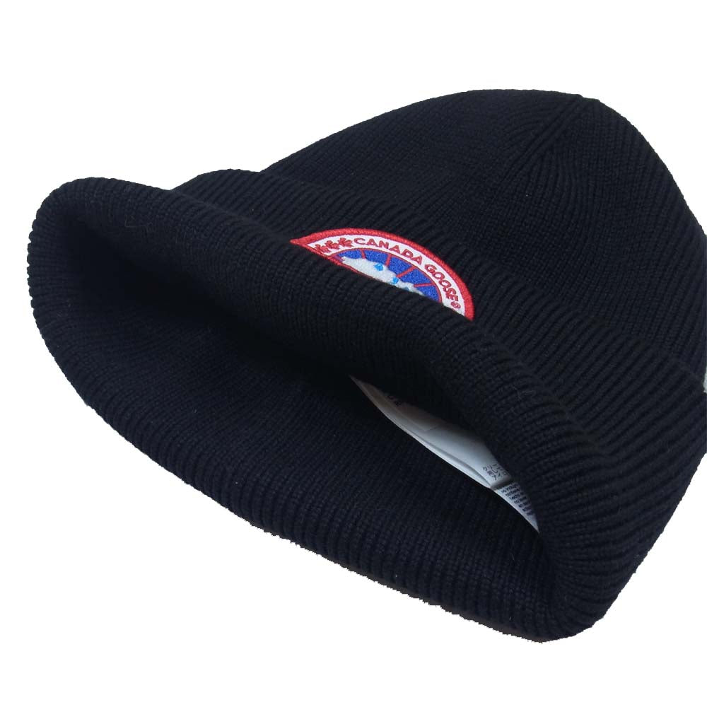 CANADA GOOSE カナダグース ARCTIC DISC TOQUE 6936L リブ ビーニー ブラック系【中古】