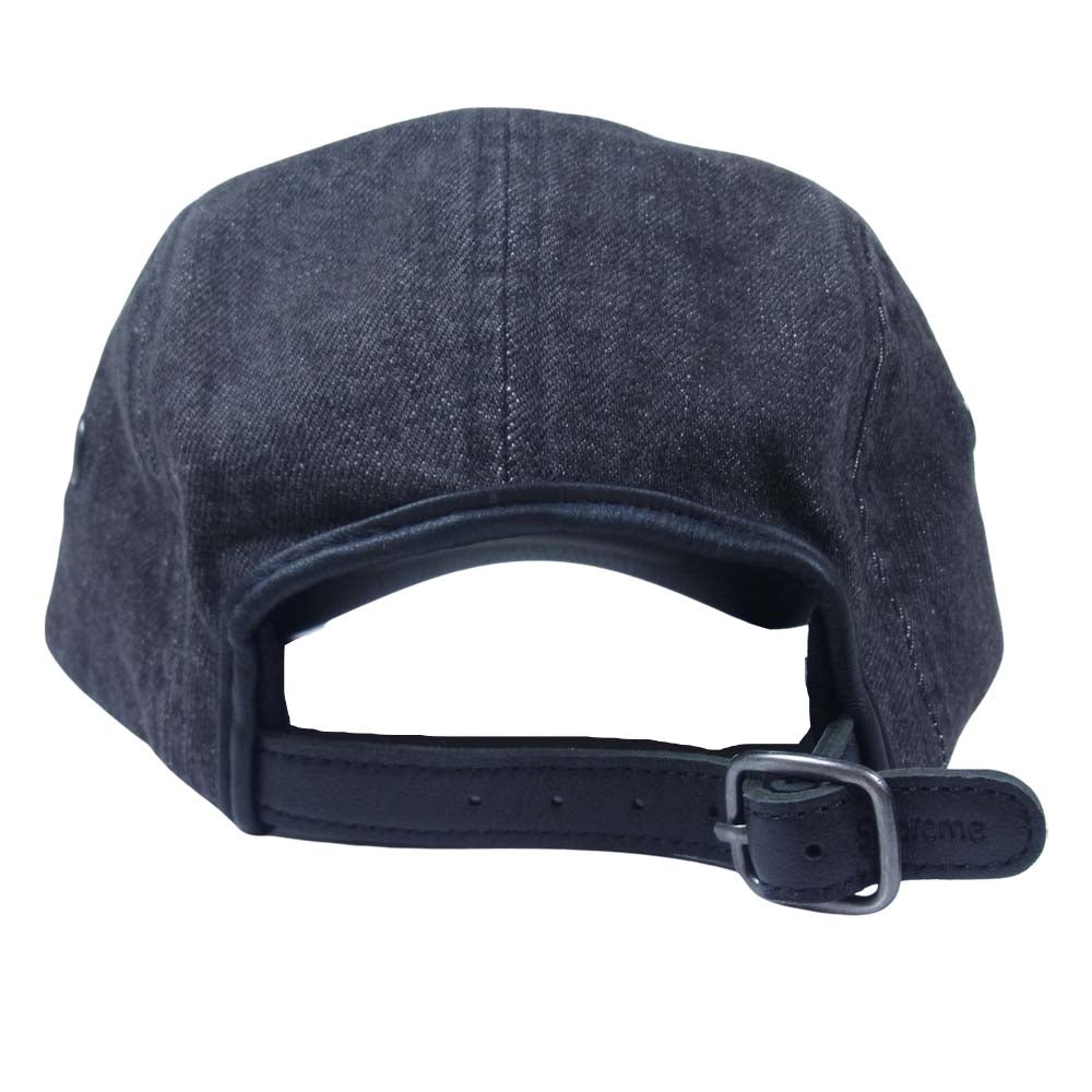 Supreme シュプリーム 20SS 2-Tone Denim Camp Cap デニム キャンプ キャップ ブラック系【中古】