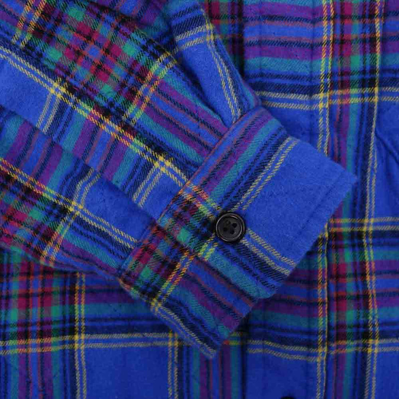 【Mサイズ送料込】Quilted Plaid Flannel Shirt