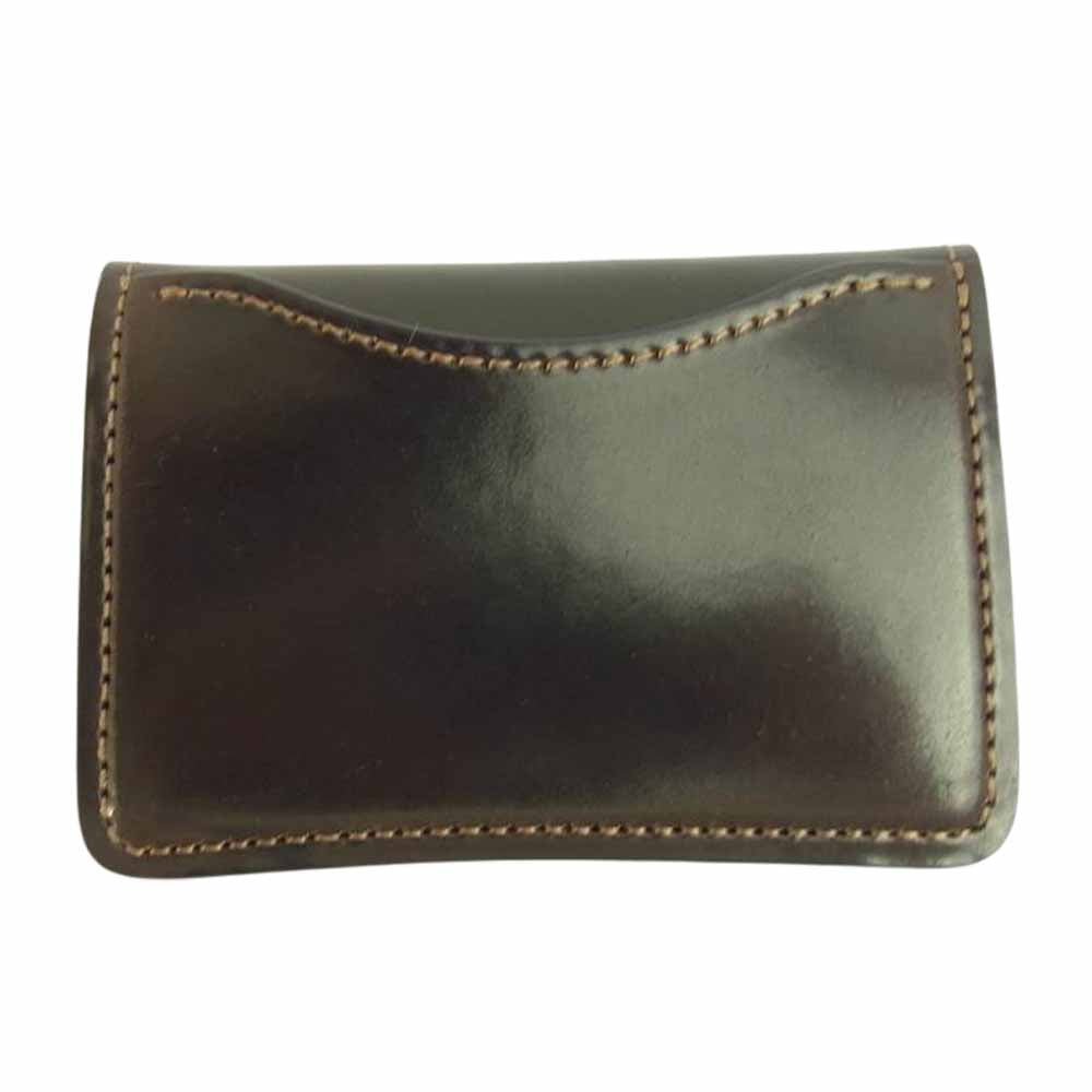 WILDSWANS ワイルドスワンズ TONGUE タング コレクターズ別注 シェルコードバン マルチケース 小銭入れ ダークブラウン系【新古品】【未使用】【中古】