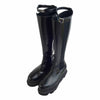 Sacai サカイ 21-05758 LEATHER LONG BOOTS レザー ロング チェルシー ブーツ ブラック系 39【中古】