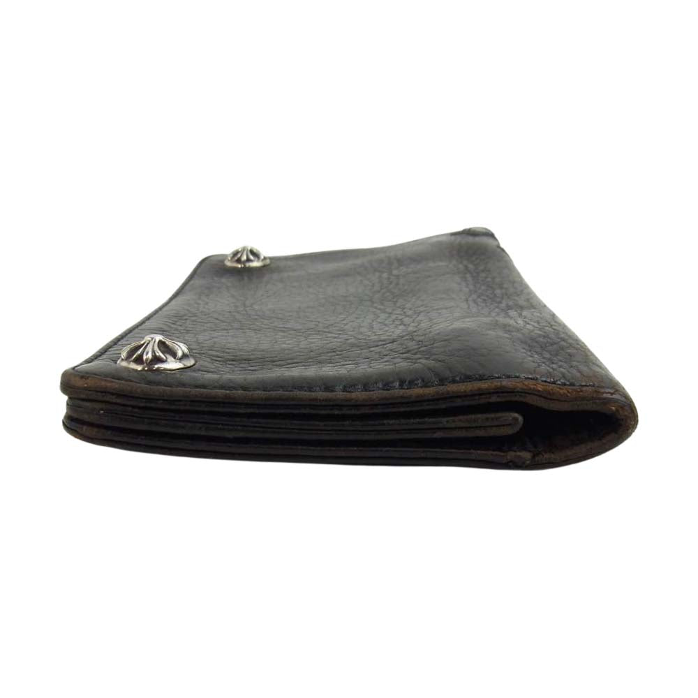 CHROME HEARTS クロムハーツ（原本無） 2ZIP WALLET 2ジップ ウォレット ブラック系【中古】