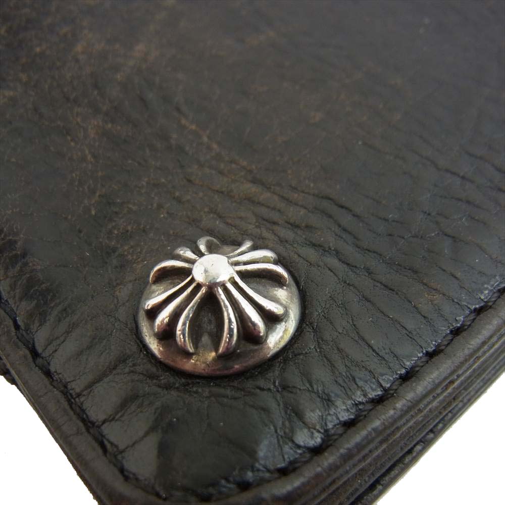 CHROME HEARTS クロムハーツ（原本無） 2ZIP WALLET 2ジップ ウォレット ブラック系【中古】