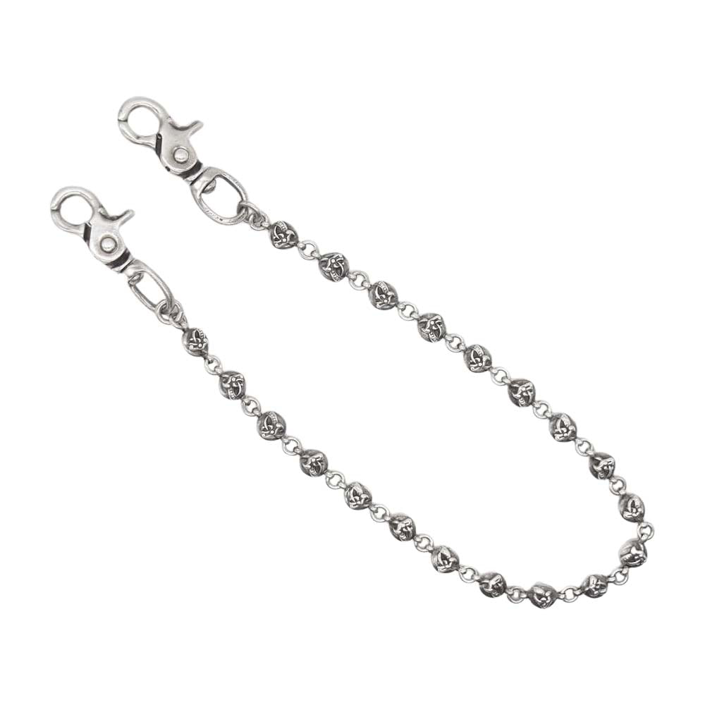 CHROME HEARTS クロムハーツ（原本無） 2クリップ ロング ケルティックボール ウォレットチェーン【中古】
