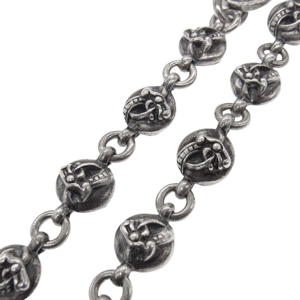 CHROME HEARTS クロムハーツ（原本無） 2クリップ ロング ケルティックボール ウォレットチェーン【中古】
