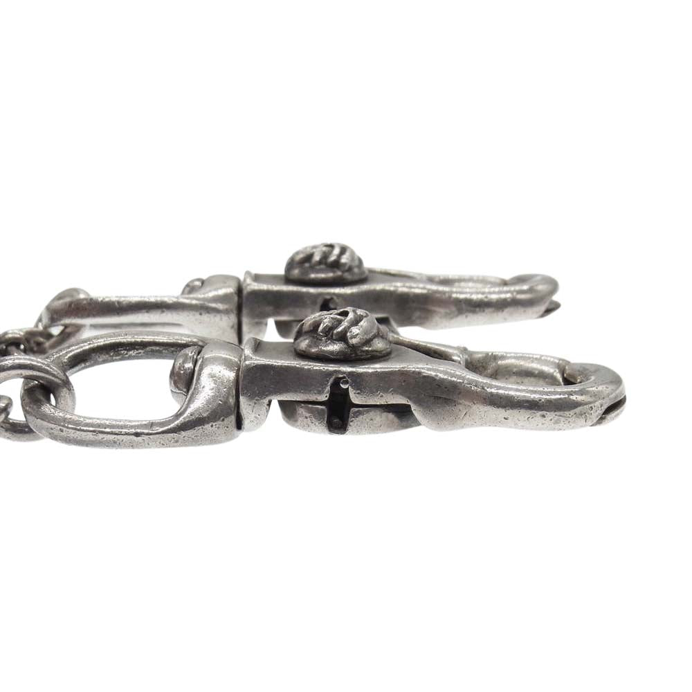 CHROME HEARTS クロムハーツ（原本無） 2クリップ ロング ケルティックボール ウォレットチェーン【中古】