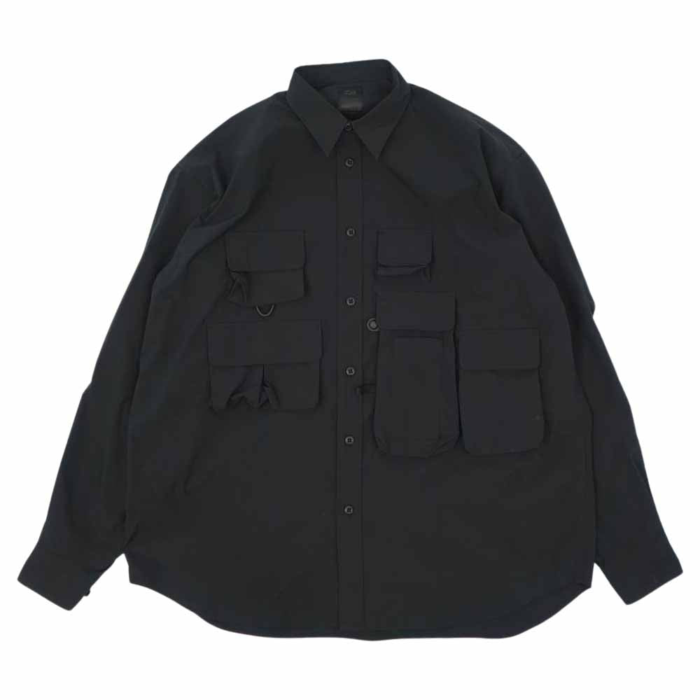 ダイワピア BE-85021W TECH ANGLER'S SHIRTS L/S ブラック系 S【中古】