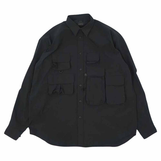 ダイワピア BE-85021W TECH ANGLER'S SHIRTS L/S ブラック系 S【中古】
