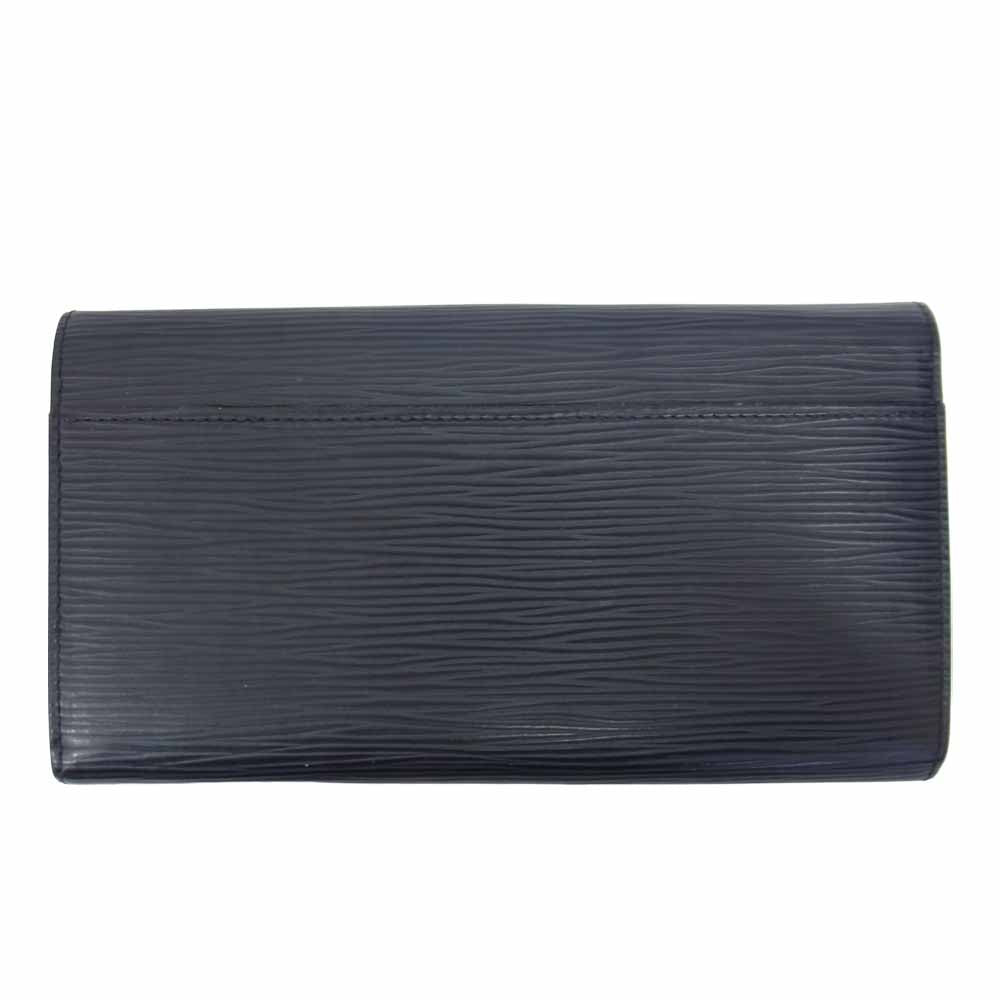 LOUIS VUITTON ルイ・ヴィトン M60582 エピ ポルトフォイユ サラ ブラック系【中古】