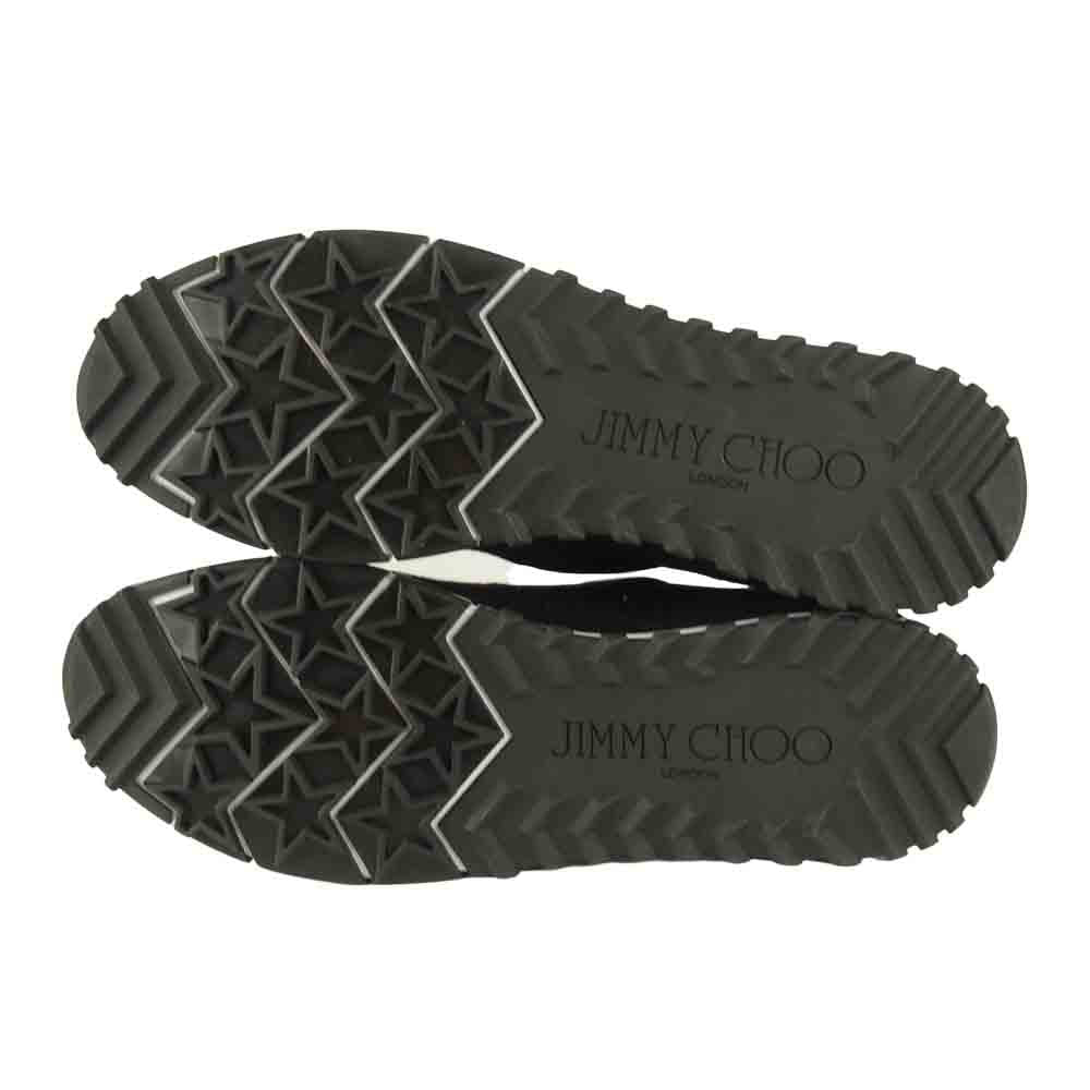 JIMMY CHOO ジミーチュウ NORWAY M ニット ソックス スニーカー ブラック系 43【極上美品】【中古】