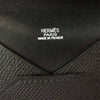 HERMES エルメス Enveloppe エンベロップ カードケース 名刺入れ ブラック系【中古】