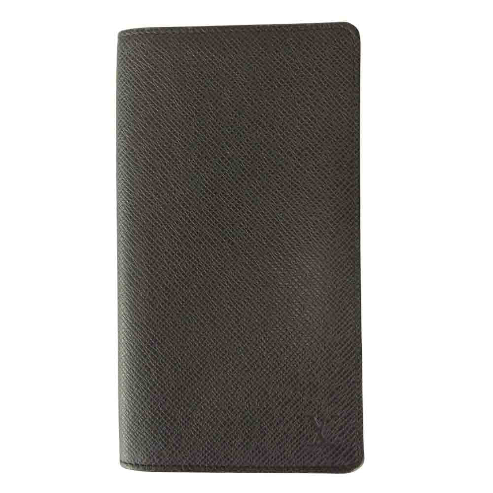 LOUIS VUITTON ルイ・ヴィトン M30501 タイガ ポルトフォイユ ブラザ 長財布 ブラック系【中古】