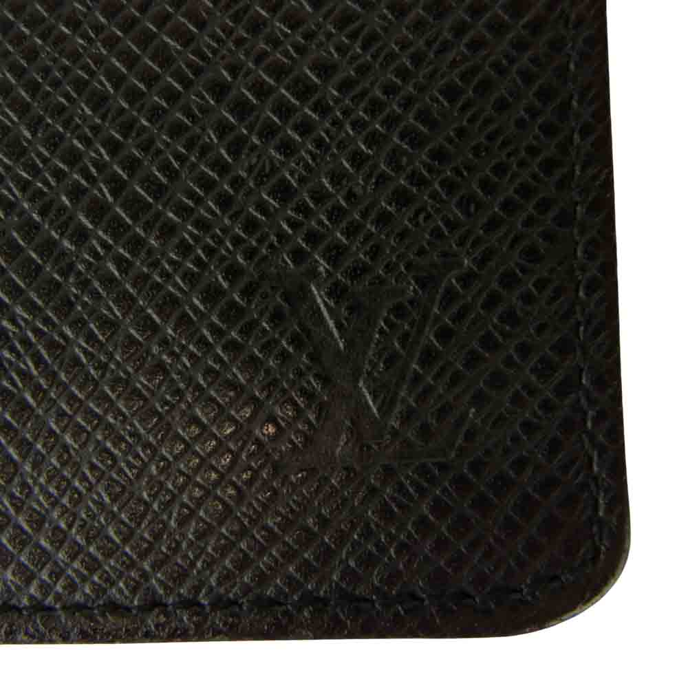 LOUIS VUITTON ルイ・ヴィトン M30501 タイガ ポルトフォイユ ブラザ 長財布 ブラック系【中古】