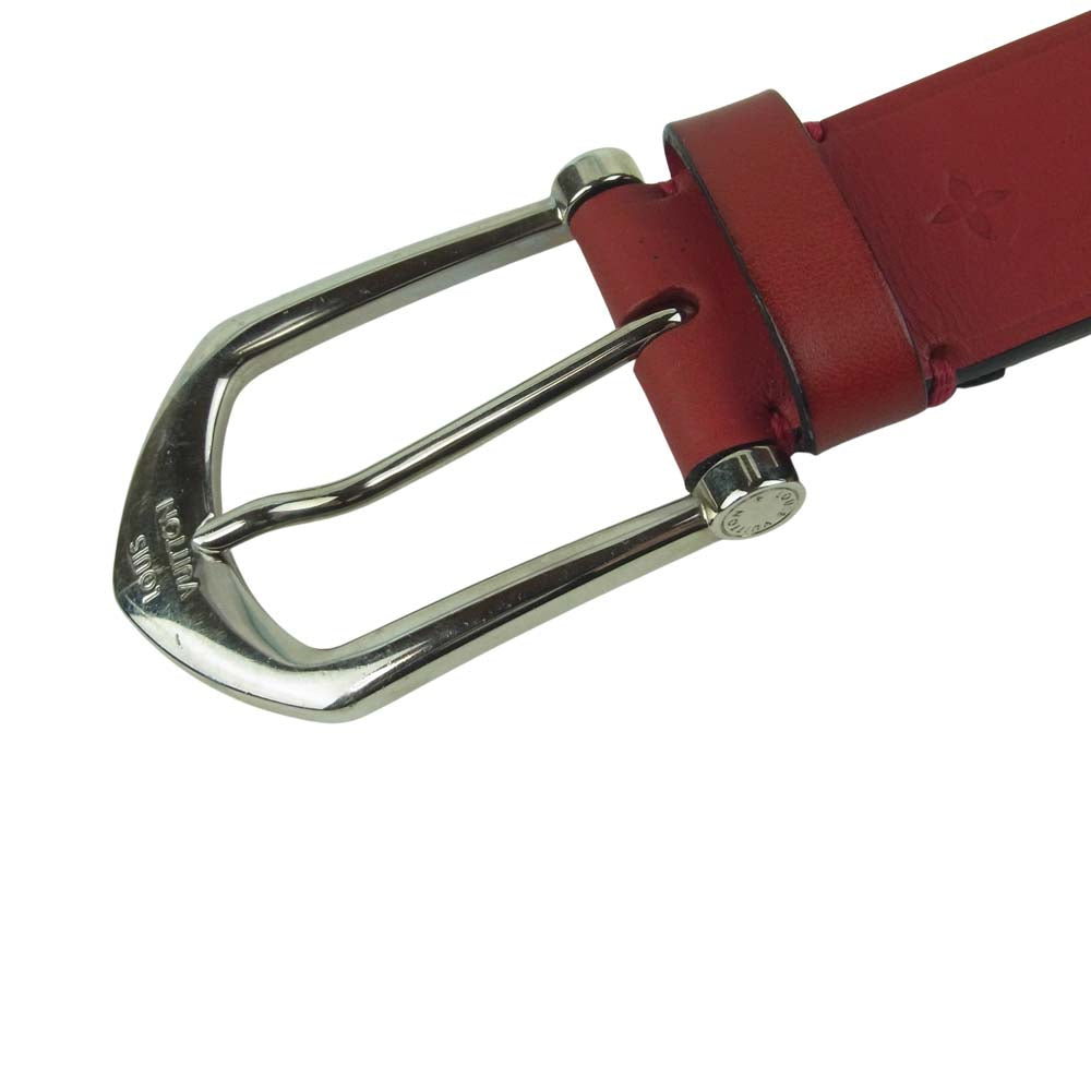 LOUIS VUITTON ルイ・ヴィトン M9561 レザー ベルト レッド系【中古】