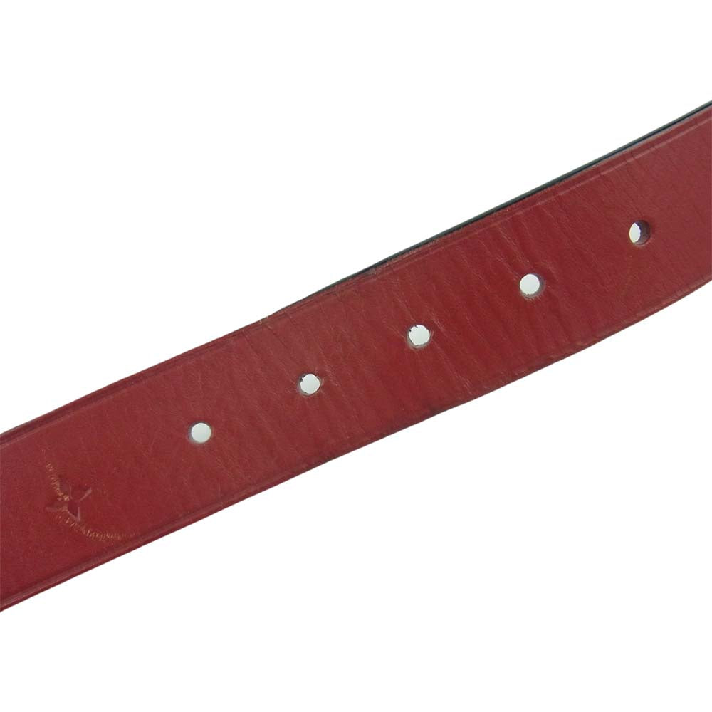 LOUIS VUITTON ルイ・ヴィトン M9561 レザー ベルト レッド系【中古】