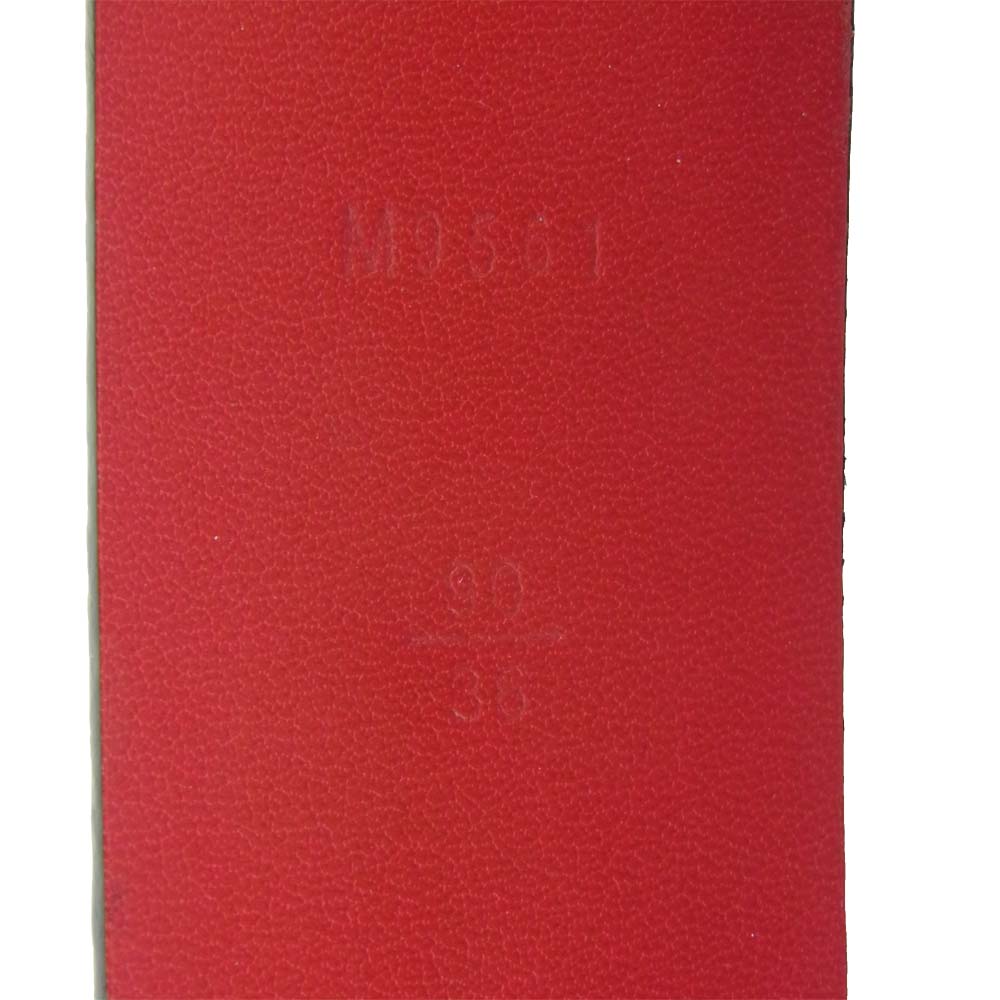 LOUIS VUITTON ルイ・ヴィトン M9561 レザー ベルト レッド系【中古】