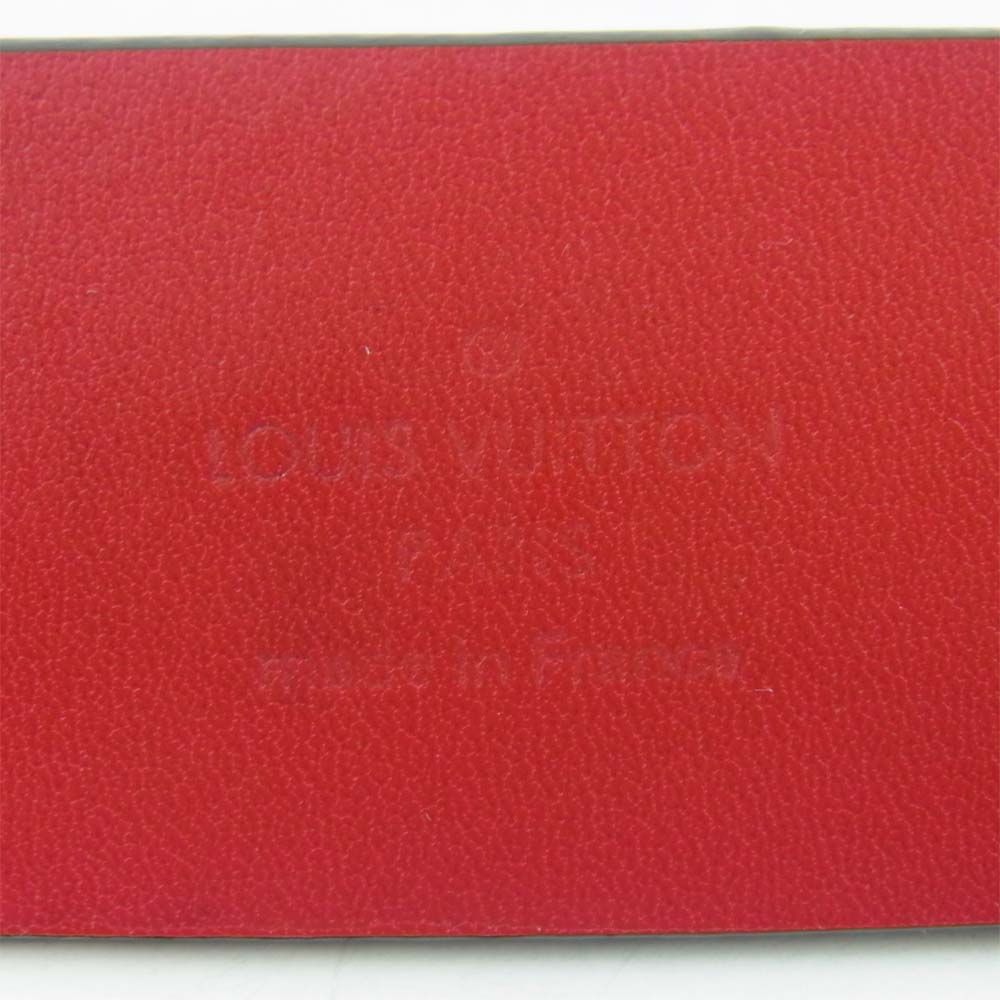 LOUIS VUITTON ルイ・ヴィトン M9561 レザー ベルト レッド系【中古】