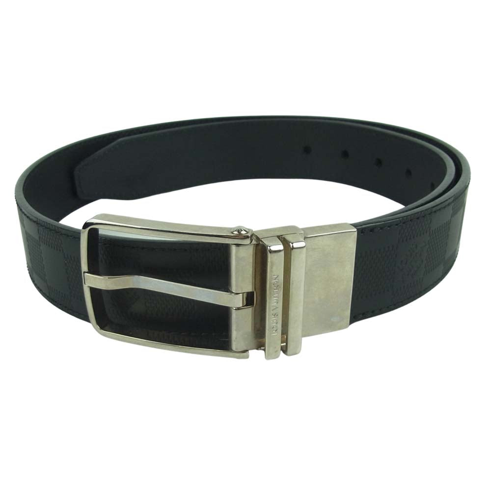 LOUIS VUITTON ルイ・ヴィトン M9674 ダミエ アンフィニ サンチュール ボストン ベルト ブラック系【中古】