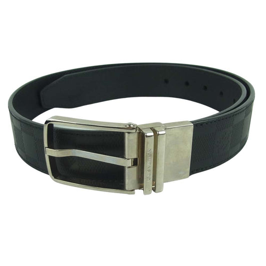 LOUIS VUITTON ルイ・ヴィトン M9674 ダミエ アンフィニ サンチュール ボストン ベルト ブラック系【中古】