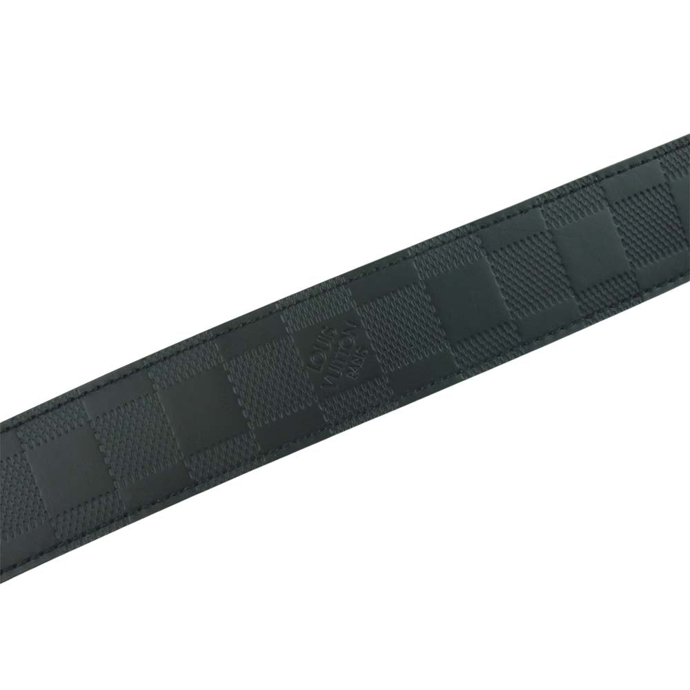 LOUIS VUITTON ルイ・ヴィトン M9674 ダミエ アンフィニ サンチュール ボストン ベルト ブラック系【中古】