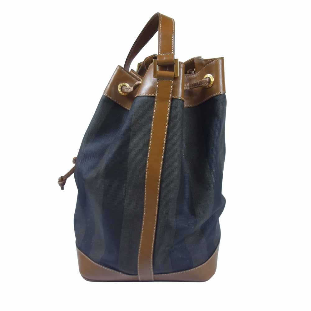 FENDI フェンディ オールド ぺカン ショルダー バッグ ブラウン系【中古】