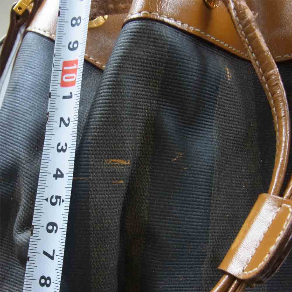 FENDI フェンディ オールド ぺカン ショルダー バッグ ブラウン系【中古】