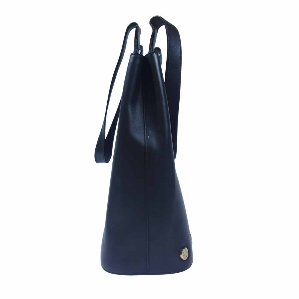 Salvatore Ferragamo サルヴァトーレフェラガモ DQ-21 7189 レザー バッグ イタリア製 ブラック系【中古】