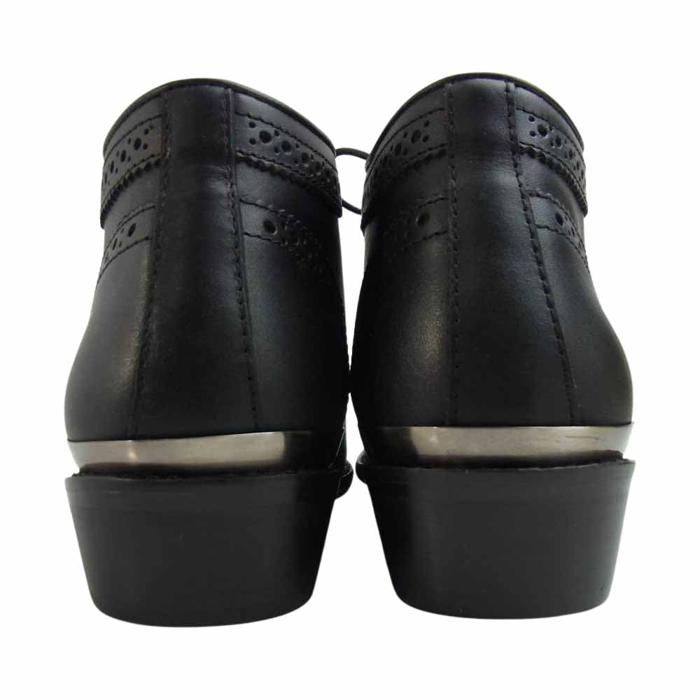 5351 プール オム 0280062006 クラシック レザー チャッカ ブーツ ブラック系 42【中古】