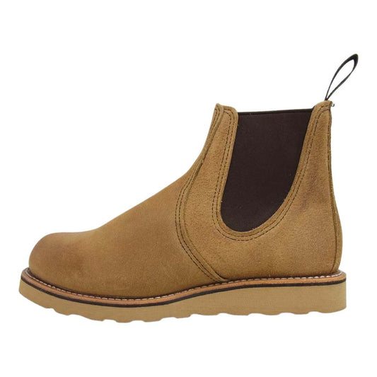 RED WING レッドウィング 3192 CLASSIC CHELSEA クラシック チェルシー サイドゴア ブーツ ライトブラウン系 25.5cm【極上美品】【中古】