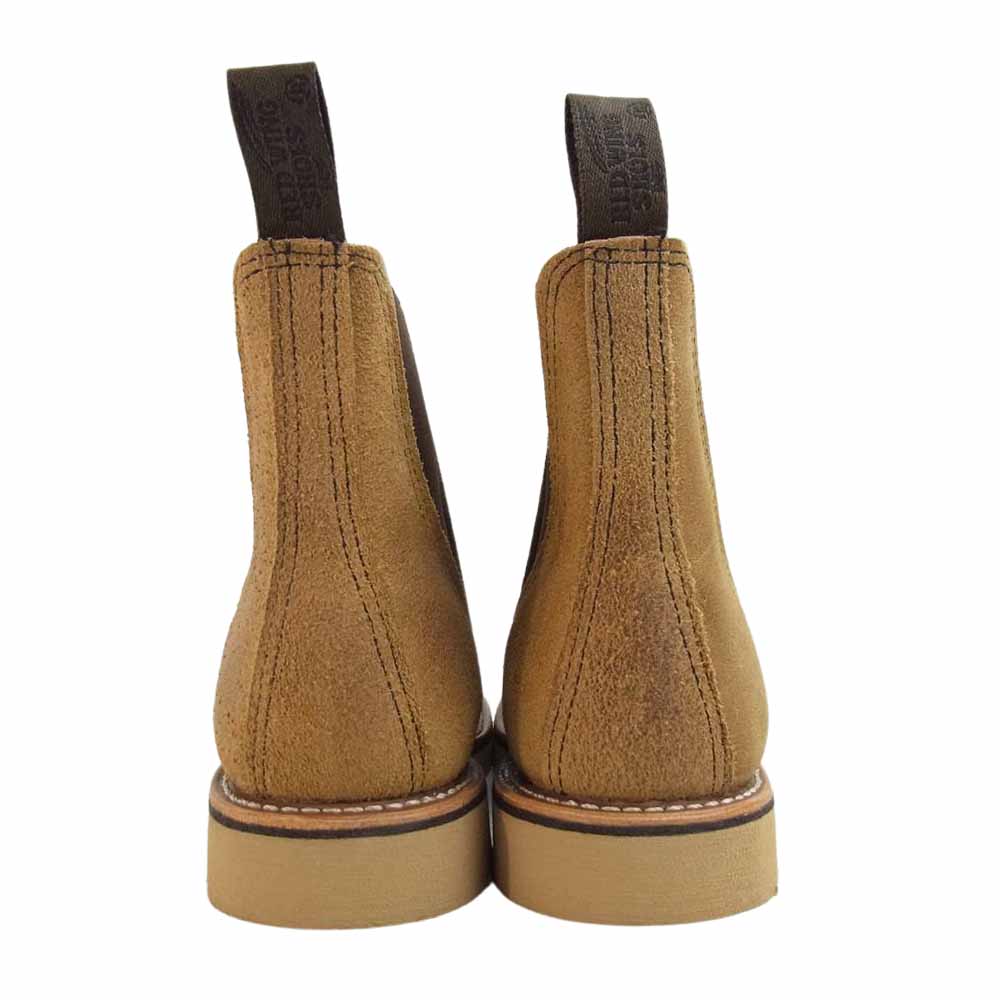 RED WING レッドウィング 3192 CLASSIC CHELSEA クラシック チェルシー サイドゴア ブーツ ライトブラウン系 25.5cm【極上美品】【中古】