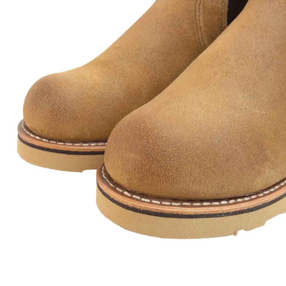 RED WING レッドウィング 3192 CLASSIC CHELSEA クラシック チェルシー サイドゴア ブーツ ライトブラウン系 25.5cm【極上美品】【中古】