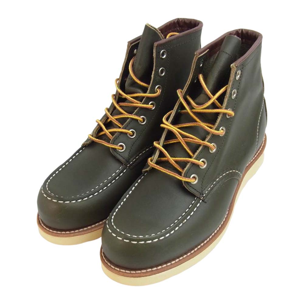 RED WING レッドウィング 8180 Irish Setter Sport Boot  アイリッシュ セッター ブーツ モスグリーン系 25.0ｃｍ【極上美品】【中古】