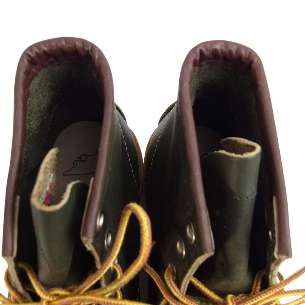 RED WING レッドウィング 8180 Irish Setter Sport Boot  アイリッシュ セッター ブーツ モスグリーン系 25.0ｃｍ【極上美品】【中古】