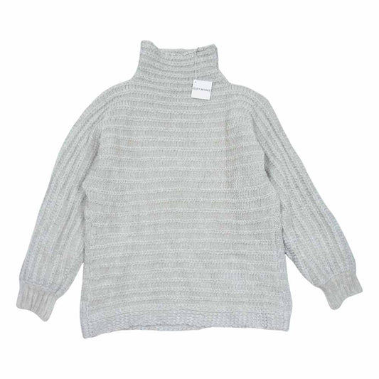 ISSEY MIYAKE イッセイミヤケ IM94-KN501-03 19AW ドルマンスリーブ タートルネック プルオーバー ニット 薄灰系 2【極上美品】【中古】
