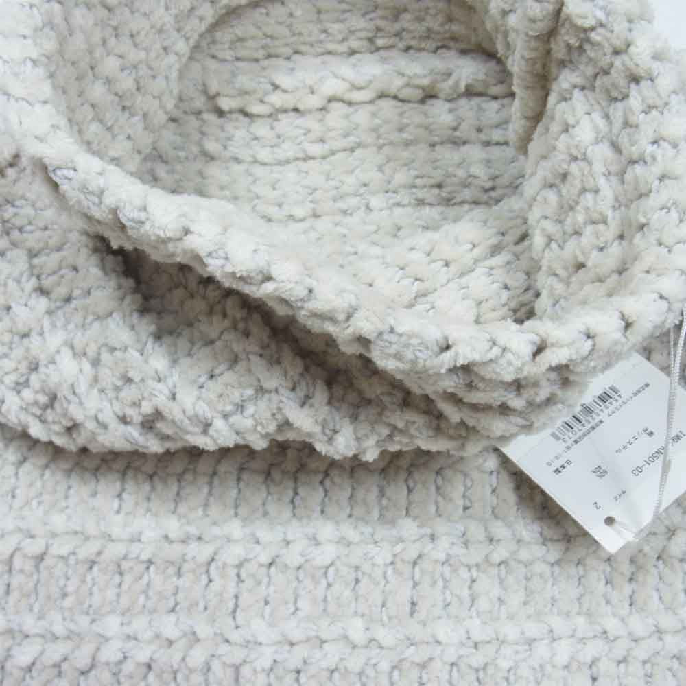 ISSEY MIYAKE イッセイミヤケ IM94-KN501-03 19AW ドルマンスリーブ タートルネック プルオーバー ニット 薄灰系 2【極上美品】【中古】