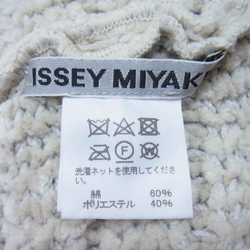 ISSEY MIYAKE イッセイミヤケ IM94-KN501-03 19AW ドルマンスリーブ タートルネック プルオーバー ニット 薄灰系 2【極上美品】【中古】