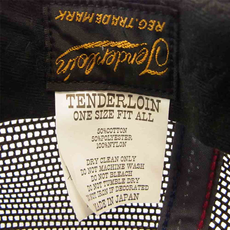 TENDERLOIN テンダーロイン TENDERLOIN テンダーロイン T-TRUCKER CAP MESH T/C キャップ  ブラック系【中古】
