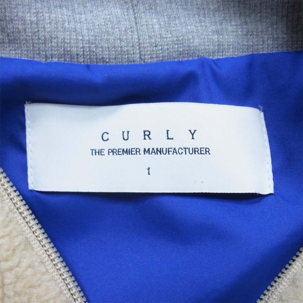 CURLY カーリー 2w Sheep Pile Vest フリース ベスト ベージュ系 1【中古】