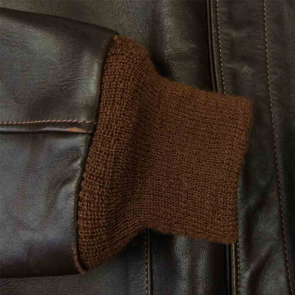 The REAL McCOY'S ザリアルマッコイズ 30-1415 A-2 レザー フライト ジャケット ブラウン系 34【中古】