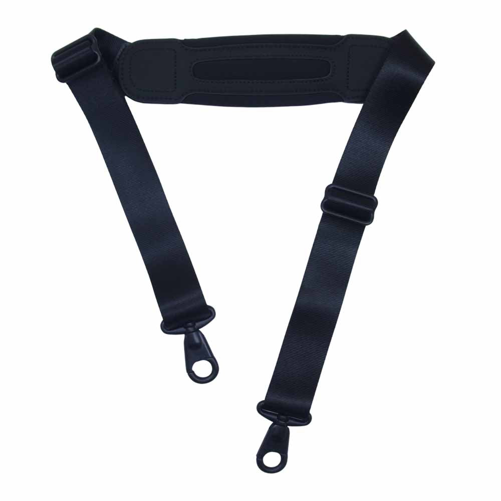 TUMI トゥミ ALPHA ARTICULATING SHOULDER STRAP アルファ ショルダー ストラップ ブラック系【極上美品】【中古】
