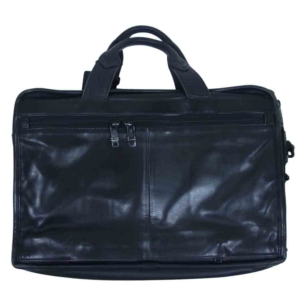 TUMI トゥミ 96141DH ALPHA Expandable Organizer Computer Brief アルファ エクスパンダブル オーガナイザー コンピューター 2WAY ショルダー ブリーフケース ブラック系【中古】