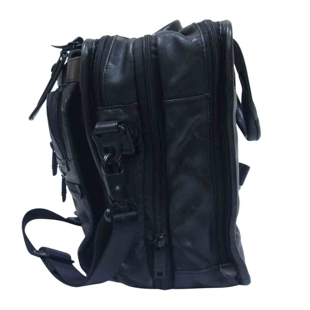 TUMI トゥミ 96141DH ALPHA Expandable Organizer Computer Brief アルファ エクスパンダブル オーガナイザー コンピューター 2WAY ショルダー ブリーフケース ブラック系【中古】