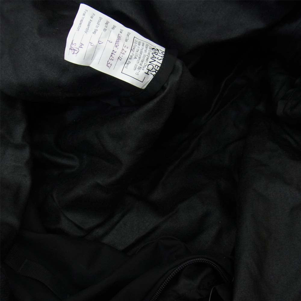 MYSTERY RANCH ミステリーランチ CUBE MASTER DUFFEL キューブ マスター ダッフル 折り畳み 2WAY バッグ  ブラック系【中古】