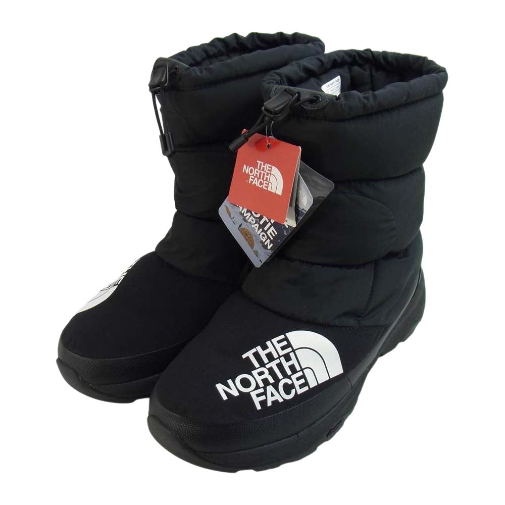 THE NORTH FACE ノースフェイス NF51877 Nuptse Down Bootie ヌプシ ダウン ブーティー ブーツ ブラック系 27.0ｃｍ【新古品】【未使用】【中古】