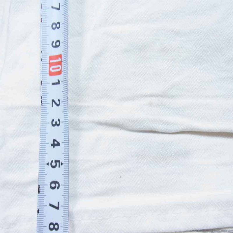 IRON HEART アイアンハート 5ポケット カーゴ パンツ 日本製 ホワイト系 31【中古】