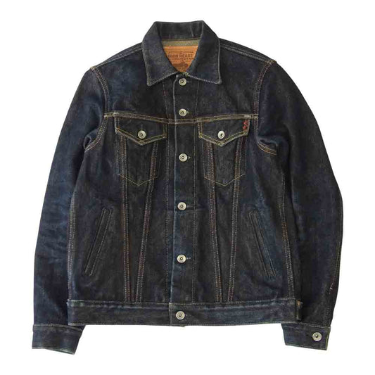 IRON HEART アイアンハート 526PJ 526PJ 21oz セルビッチ デニム サイドポケットトラッカージャケット インディゴブルー系 38【中古】