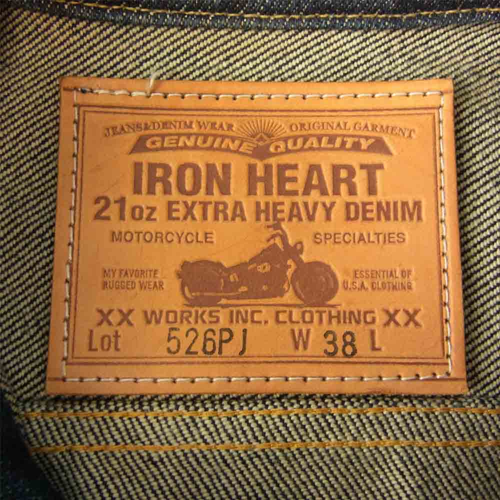 IRON HEART アイアンハート 526PJ 526PJ 21oz セルビッチ デニム