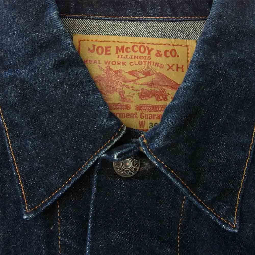 The REAL McCOY'S ザリアルマッコイズ LOT 927 JOE McCOY ジョーマッコイ DENIM JACKET デニム ジャケット インディゴブルー系 36【中古】
