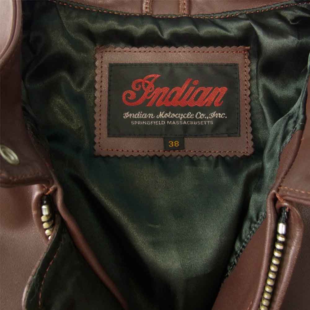 INDIAN MOTOCYCLE インディアン モトサイクル ブラウン系 38【中古】